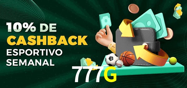 10% de bônus de cashback na 777G